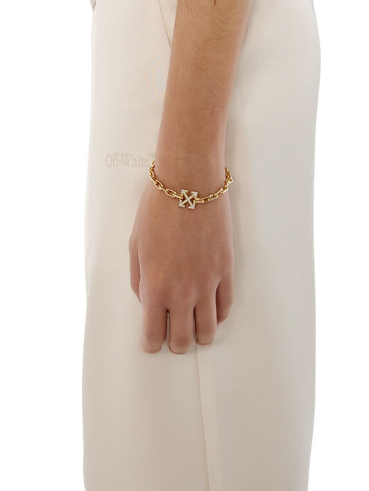 Arrow Diamond Chain Bracelet OFF WHITE Arrow Diamond Chain Bracelet GOLDMETAL C06552
