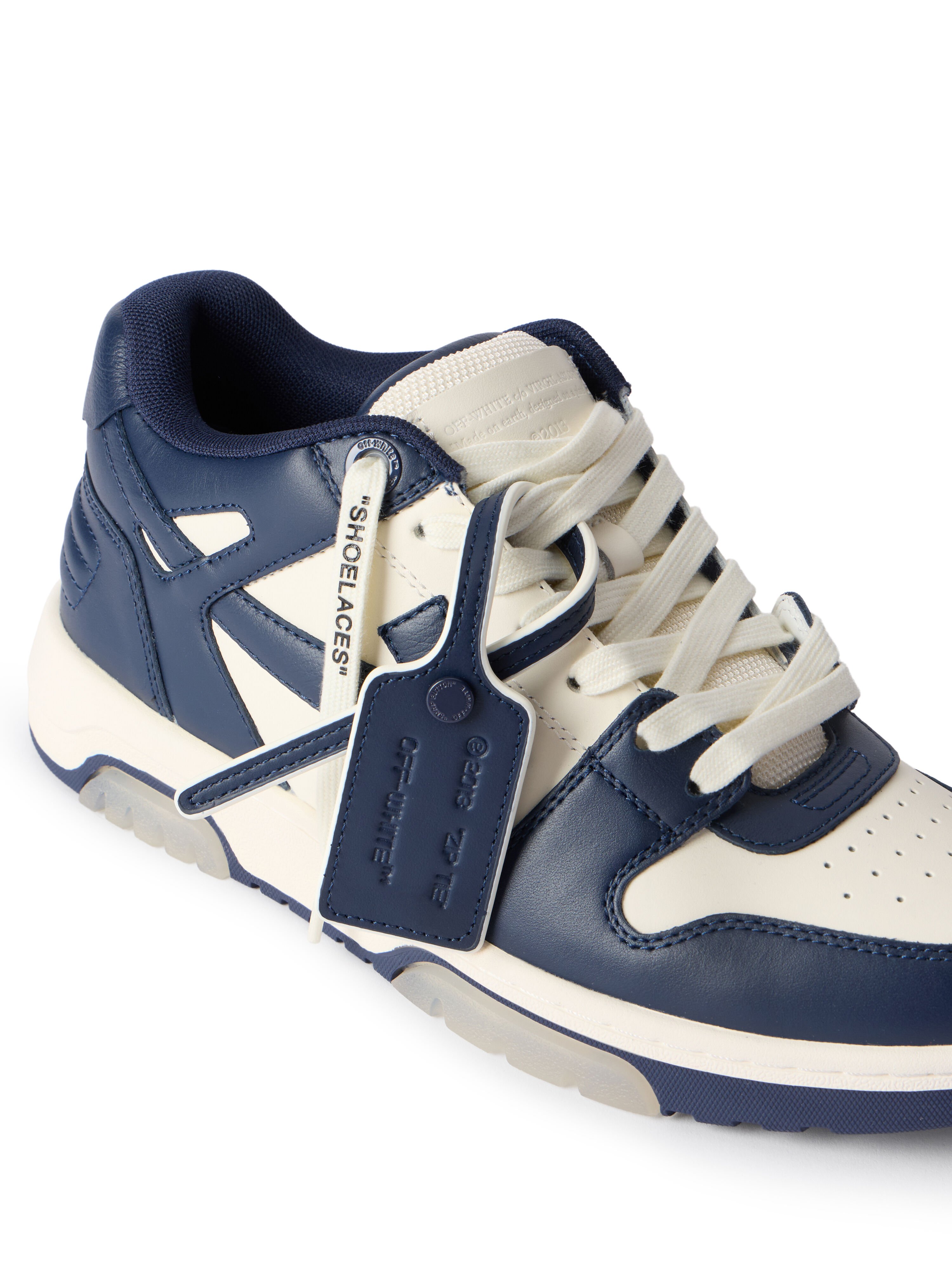 OFF WHITE Out Of Office Sneakers OFF WHITE - PETROL BLUE OMIA189F25LEA002