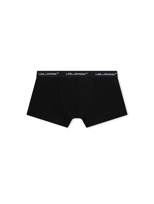 LAB L/AB Logo Waistband Trunks - 3 Pack BLACK LAB9200002