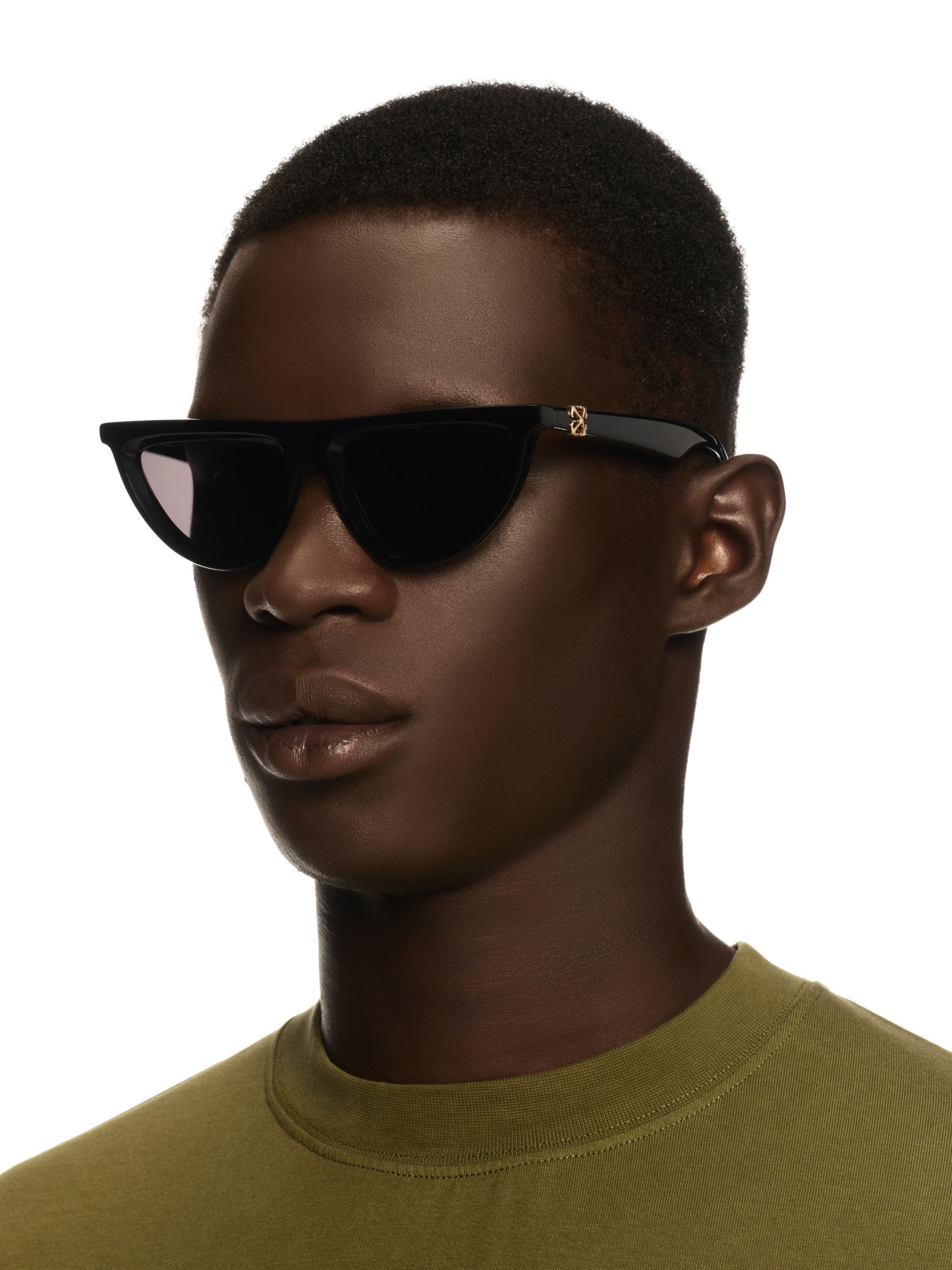 OFF WHITE Jasper Sunglasses BLACK OERI13VS25PLA001