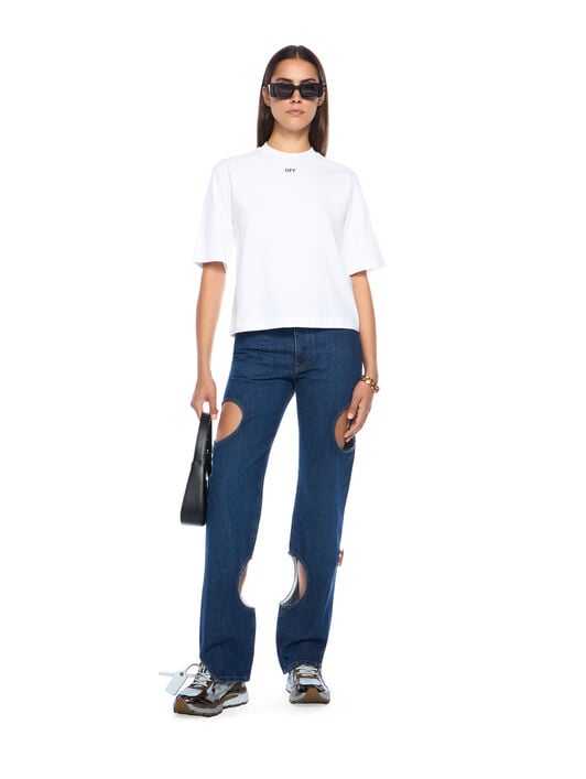 Meteor Denim Pants OFF WHITE Meteor Denim Pants MEDIUM BLUE - NO COLOR OWYA06AF25DEN002