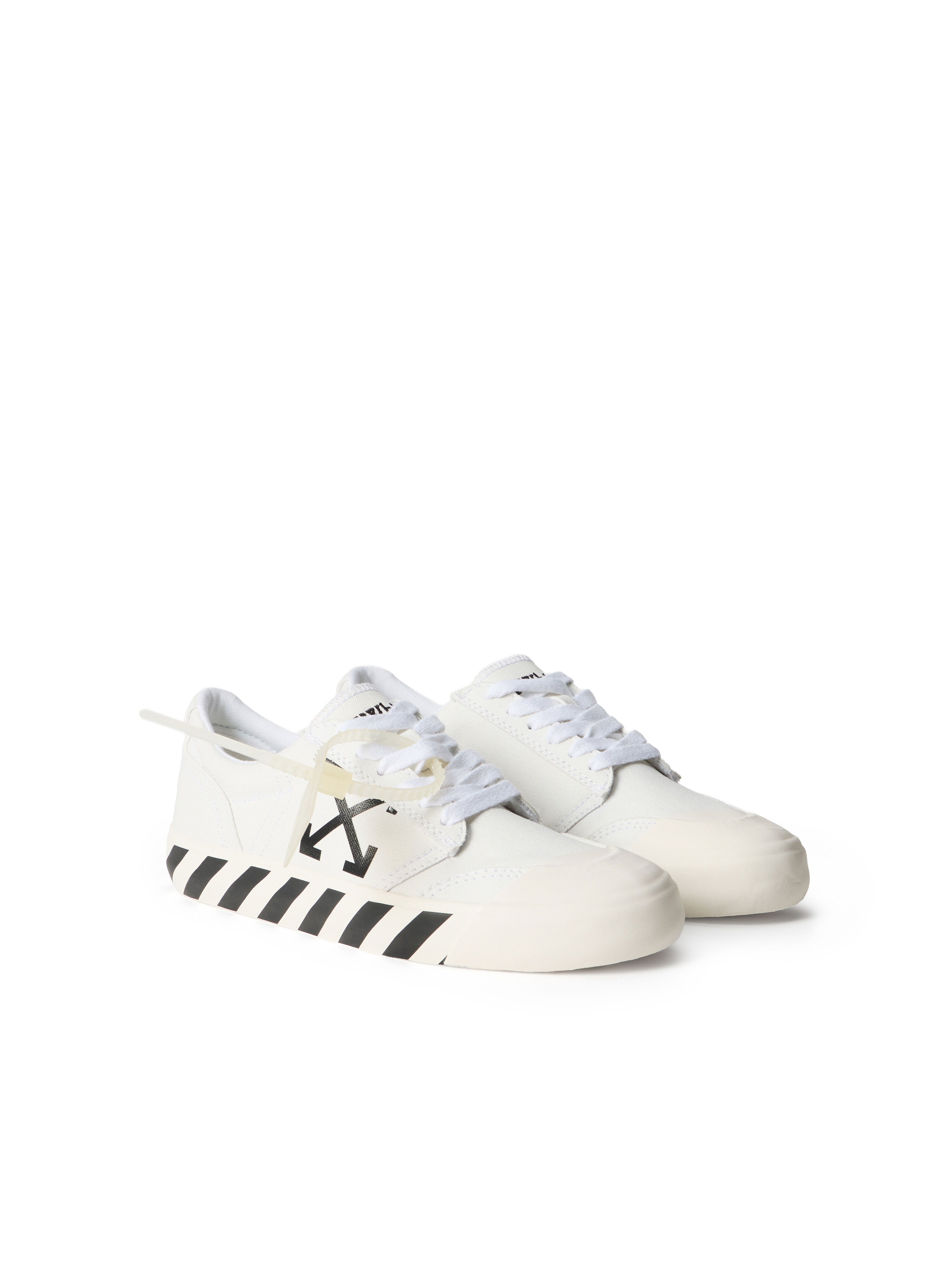 Vulcanized Undercut Sneakers in WHITE/BLACK for Men | Off-White™