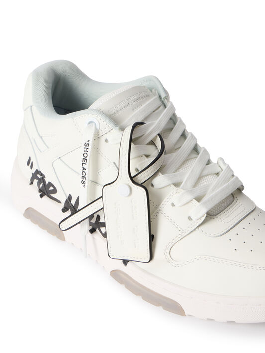 OFF WHITE Out Of Office For Walking Sneakers WHITE - BLACK OMIA189C99LEA01A