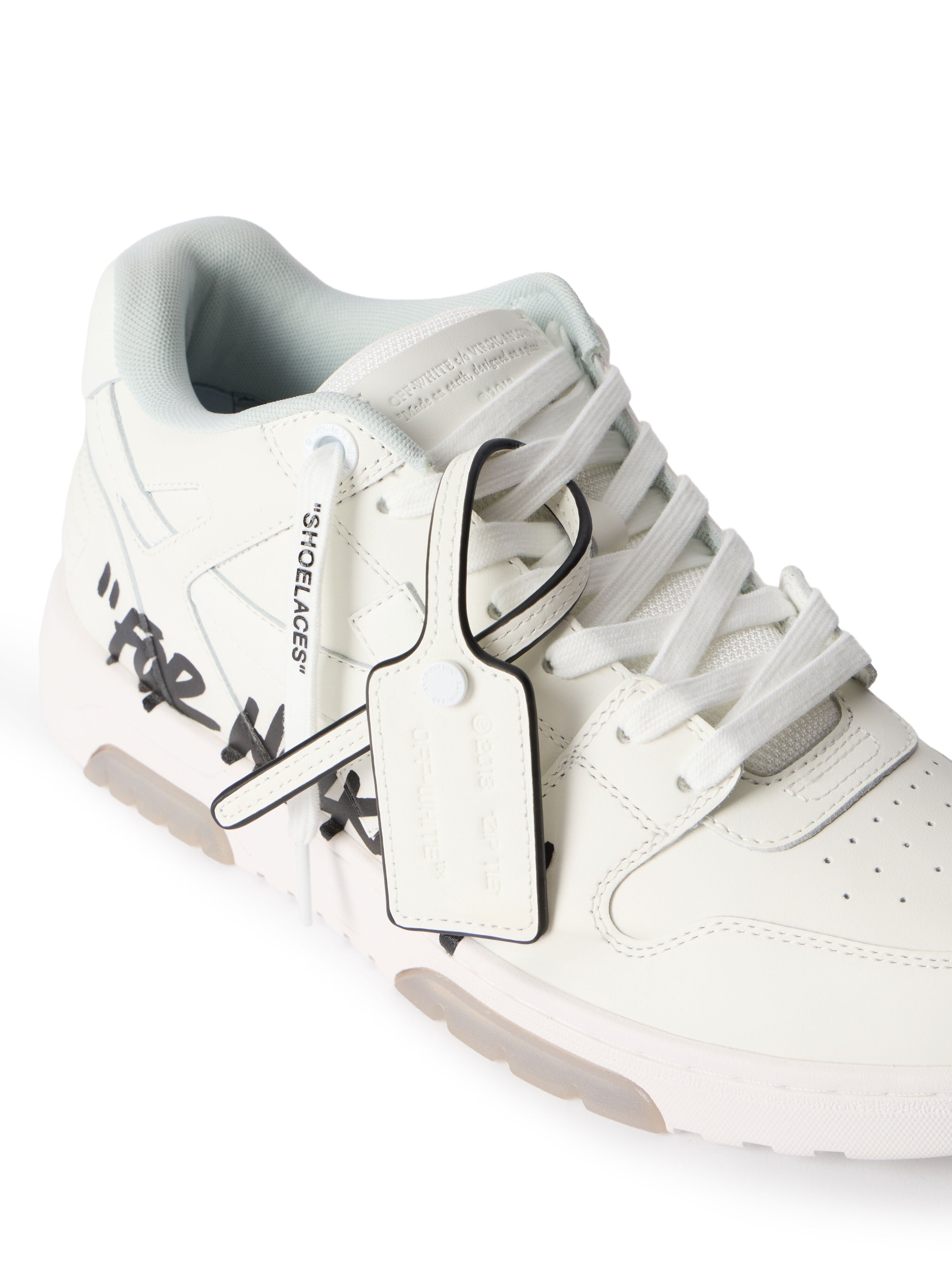 OFF WHITE Out Of Office For Walking Sneakers WHITE - BLACK OMIA189C99LEA01A