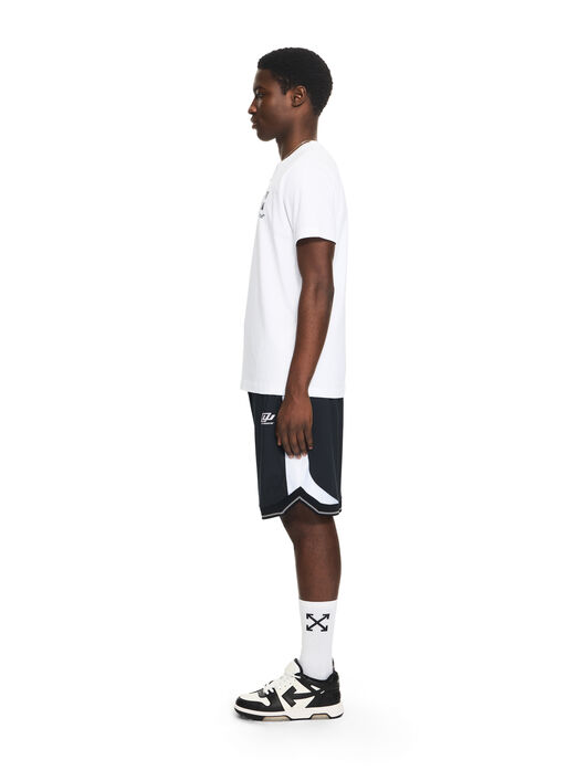 OFF WHITE OWR Team Soccer Shorts BLACK 44MCI01AS26J001