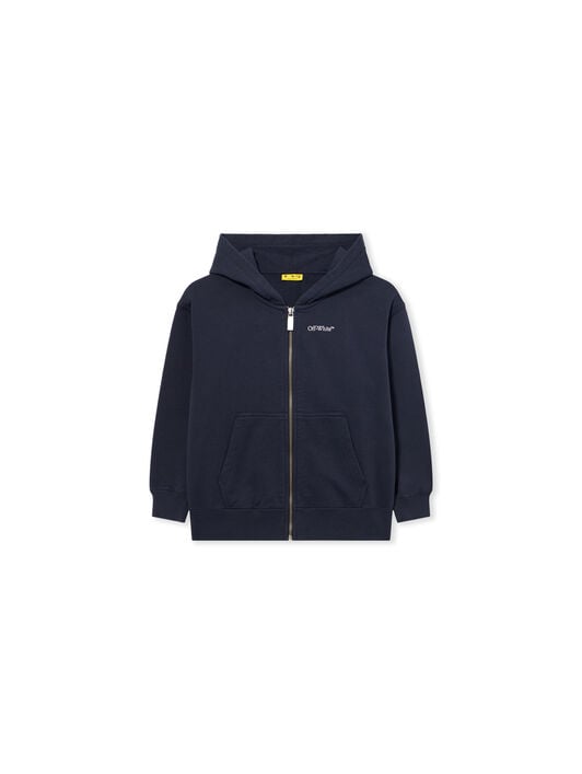 OFF WHITE Arrow Acrylic Hoodie Zip Up SEABORNE 44BBE001S26F002