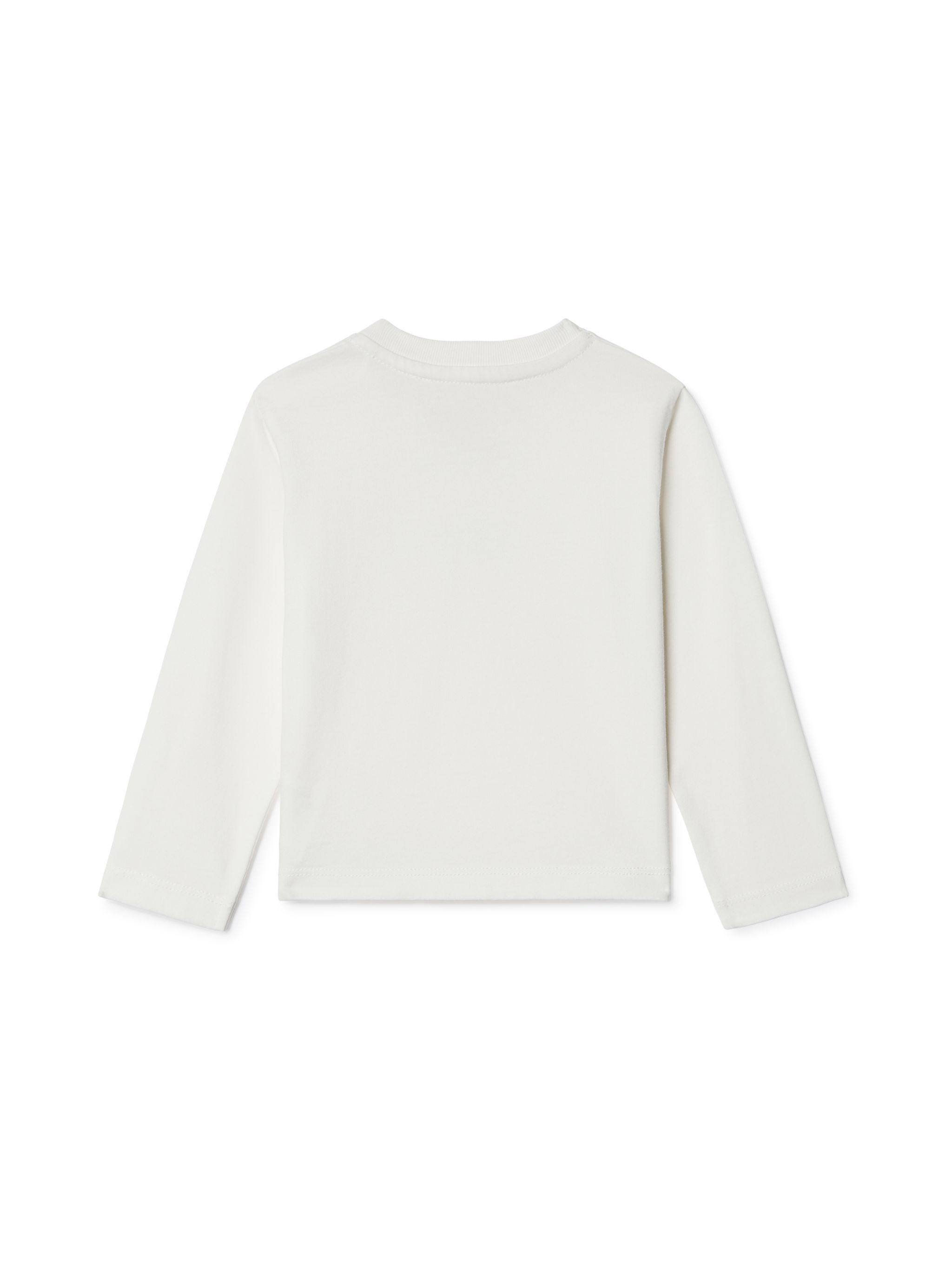 OFF WHITE Bookish Long-Sleeved Top WHITE OBXB001S25JER004