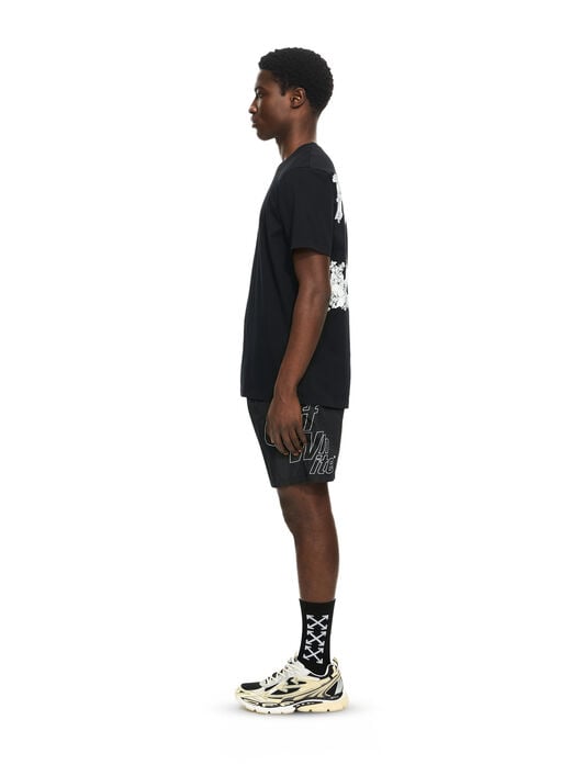 OFF WHITE Heraldic Arrow S/S Slim Tee BLACK 44MAA027S26J007