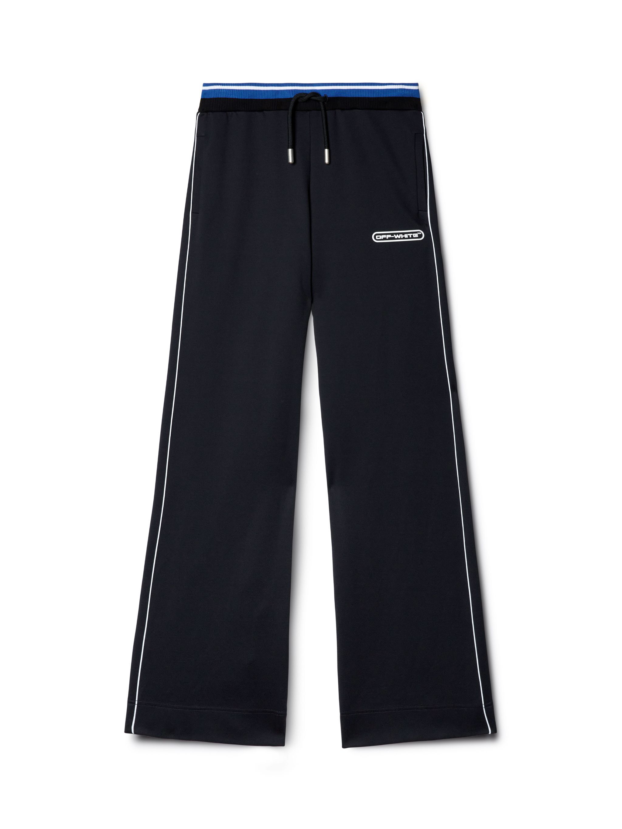 OFF WHITE 90S Logo Track Pants BLACK OWVI011F24FAB001