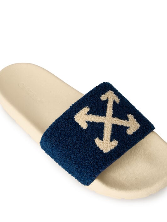 Arrow Terry Slider OFF WHITE Arrow Terry Slider DUSTY BLUE - BONE OWIU003F25FAB001