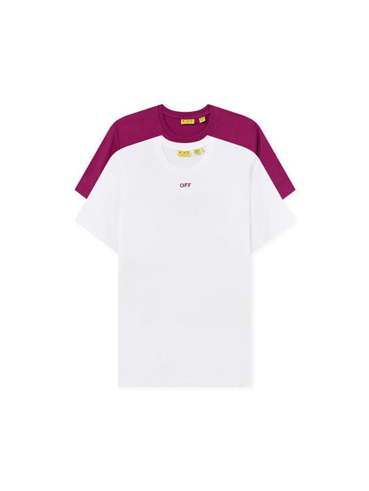 Off Stamp 2-Pack T-Shirt OFF WHITE Off Stamp 2-Pack T-Shirt MULTICOLOR 44G2B002F26J001