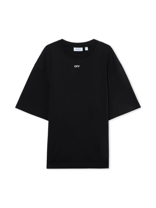 OFF WHITE 3D Spray Arrow Skate T-shirt BLACK 44MAA120S26J00I