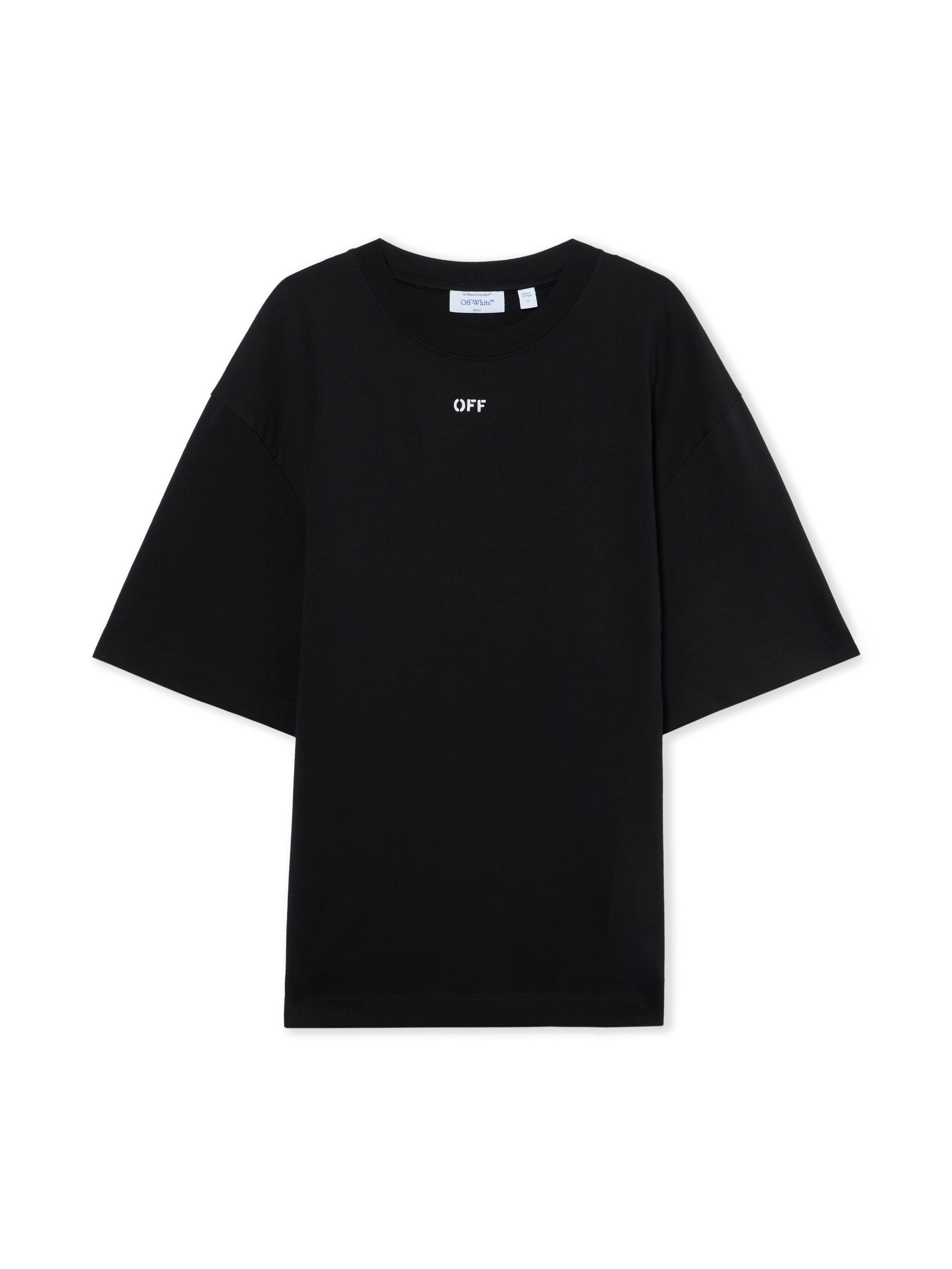 OFF WHITE 3D Spray Arrow Skate T-shirt BLACK 44MAA120S26J00I