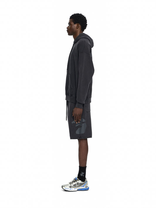 Swimming Face Skate Shorts OFF WHITE Swimming Face Skate Shorts VINTAGE BLACK 44MCI013F26F002