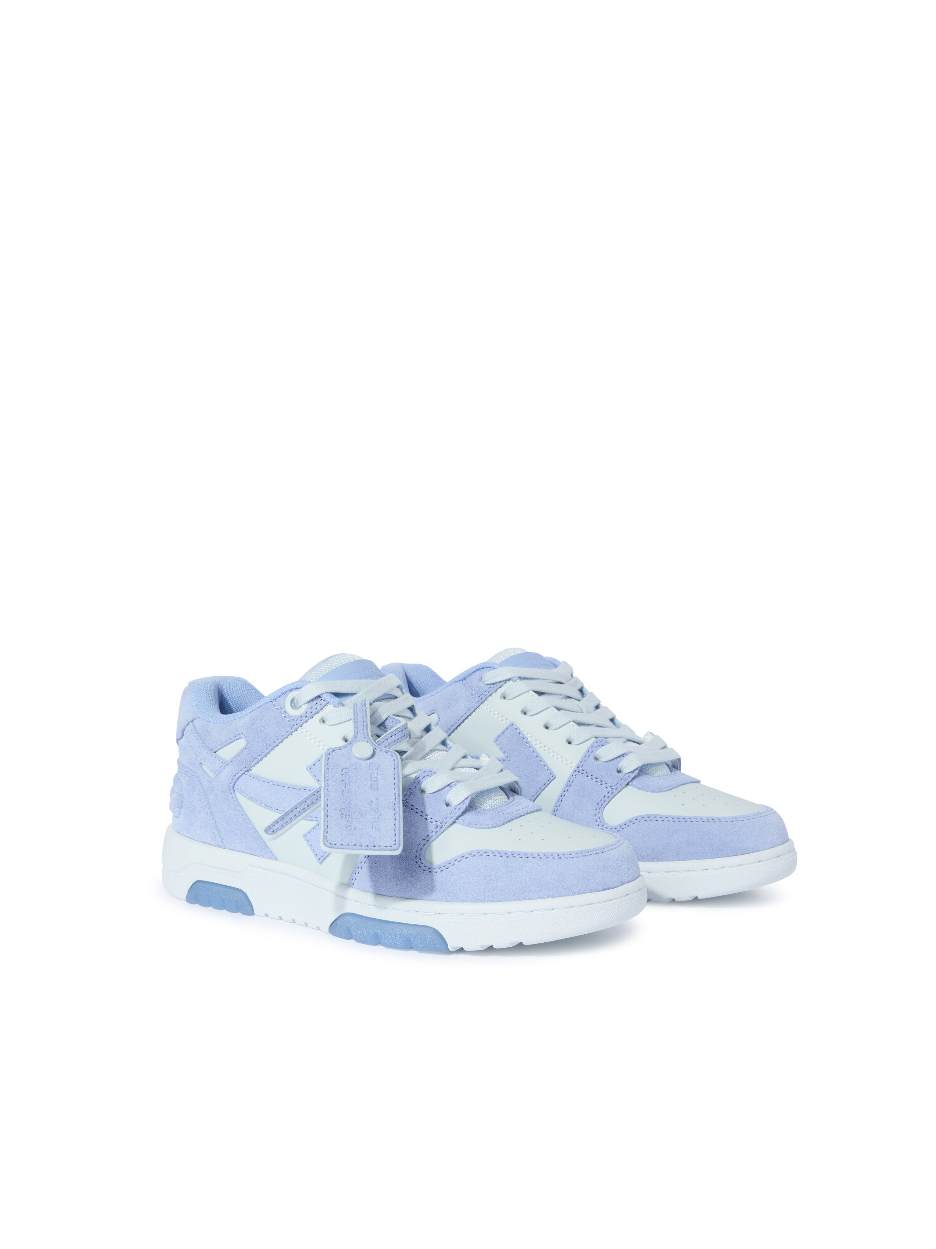 OFF WHITE Dusty Blue/Ice Out Of Office Suede BLUE OMIA189S25LEA007