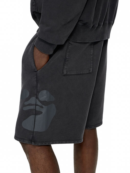 Swimming Face Skate Shorts OFF WHITE Swimming Face Skate Shorts VINTAGE BLACK 44MCI013F26F002