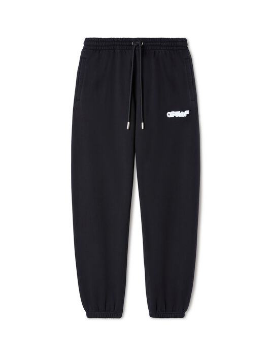 OFF WHITE Black Spray Arrow Sweatpants BLACK OMCH057S25FLE001