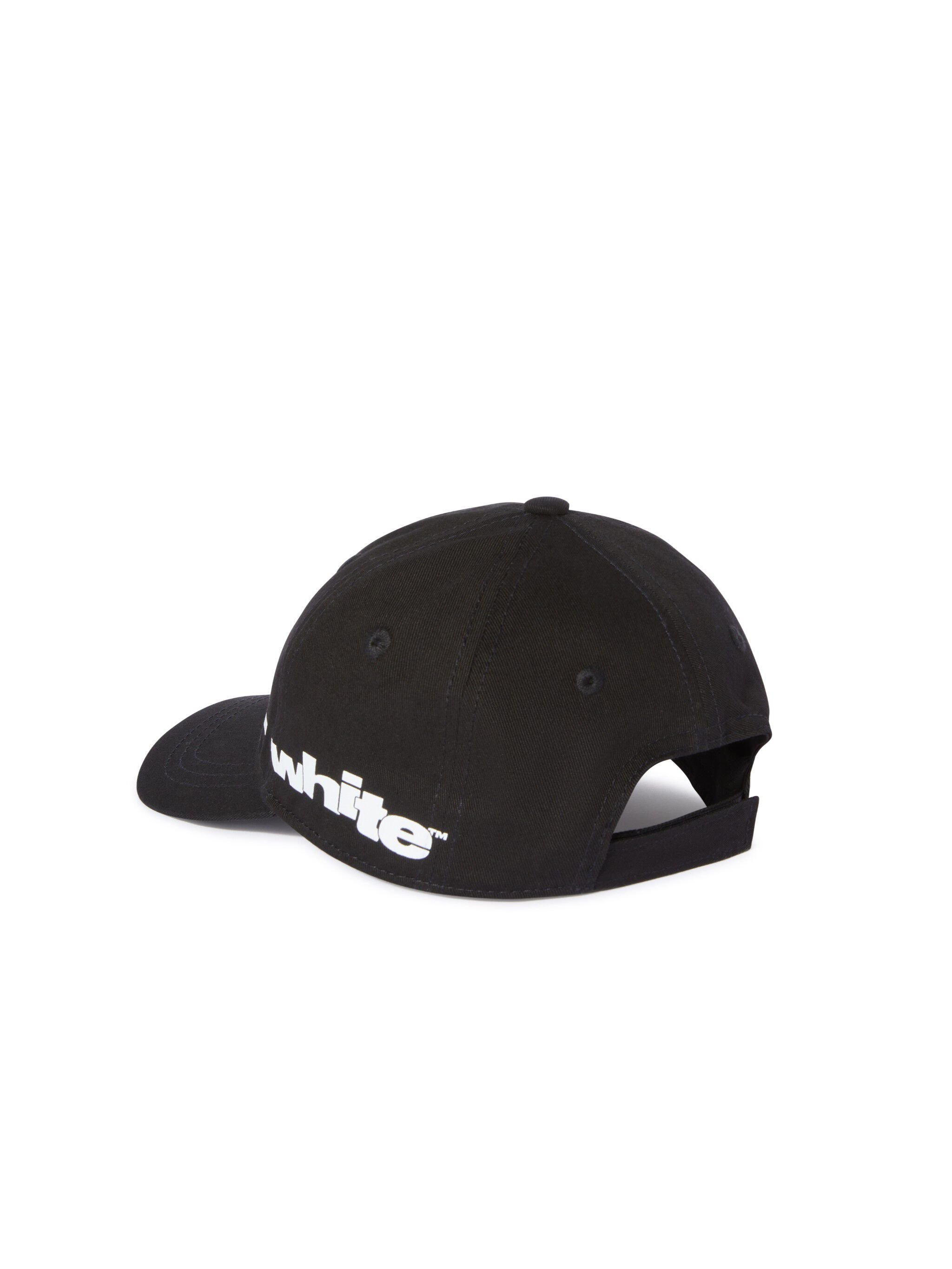 OFF WHITE Spray Arrow Baseball Cap BLACK OBLB002S25FAB001