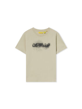 OFF WHITE Spray Arrow Short Sleeve T-Shirt ABBEY STONE 44BAA002F26J00E