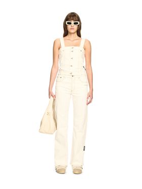 OFF WHITE Top Stile Corsetto Bianco In Denim NEUTRI OWYP009S25DEN002