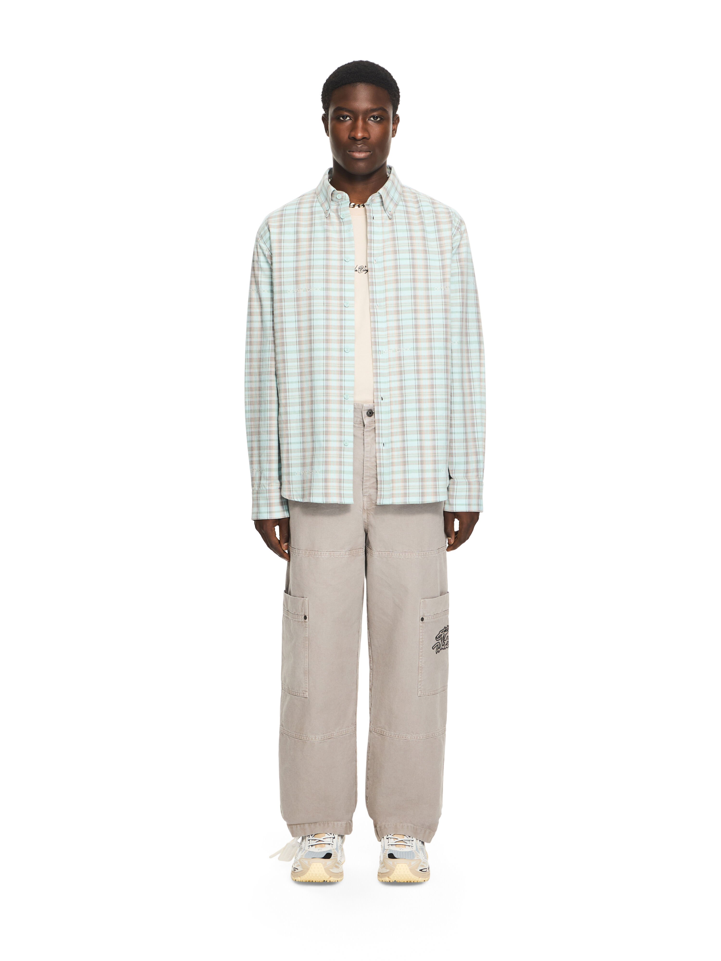 OFF WHITE Script Cargo Pants STONE 44XCF04ES26F001
