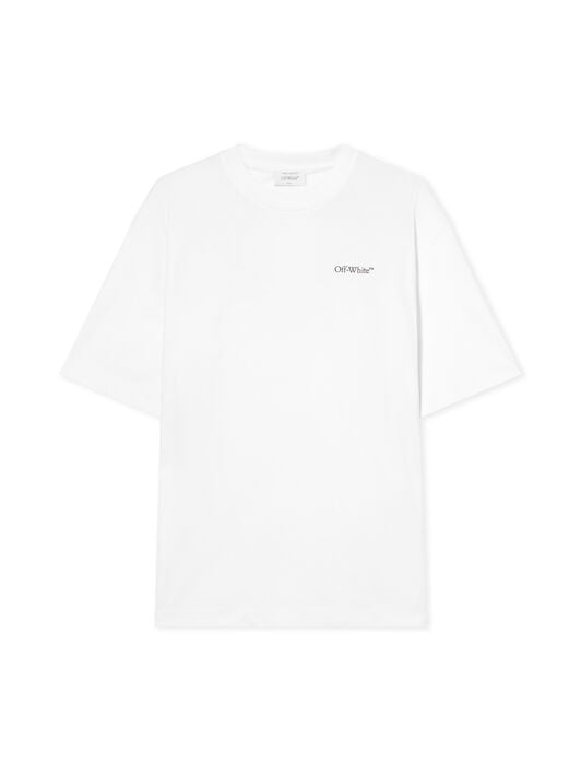 Half Arrow Skate Logo Tee OFF WHITE Half Arrow Skate Logo Tee WHITE - BLACK OWAA13FF25JER004