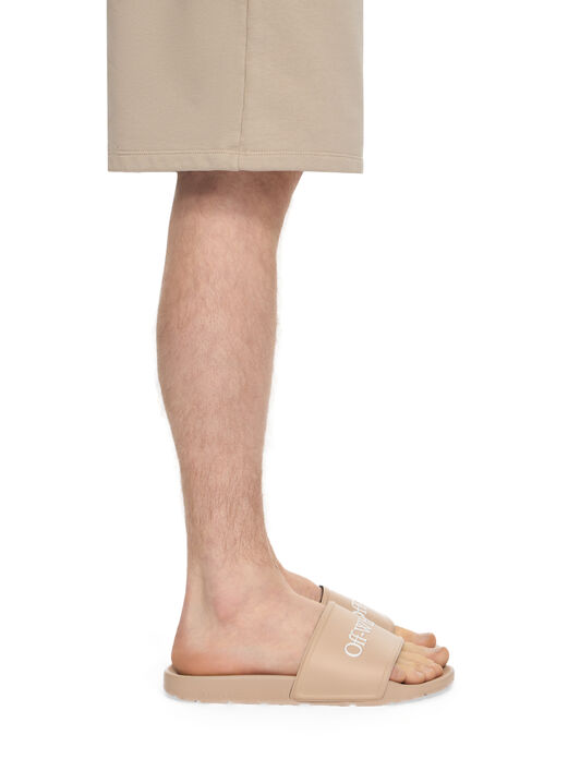 OFF WHITE Sandali Slider Bookish SESAME - WHITE OMIU002S26MAT002