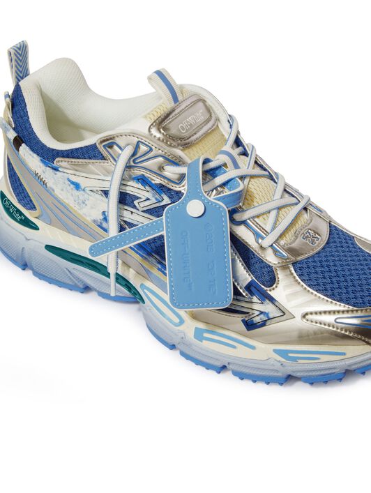 OFF WHITE Sneakers Be Right Back Argento/Blu BLU OMIA295S25FAB004