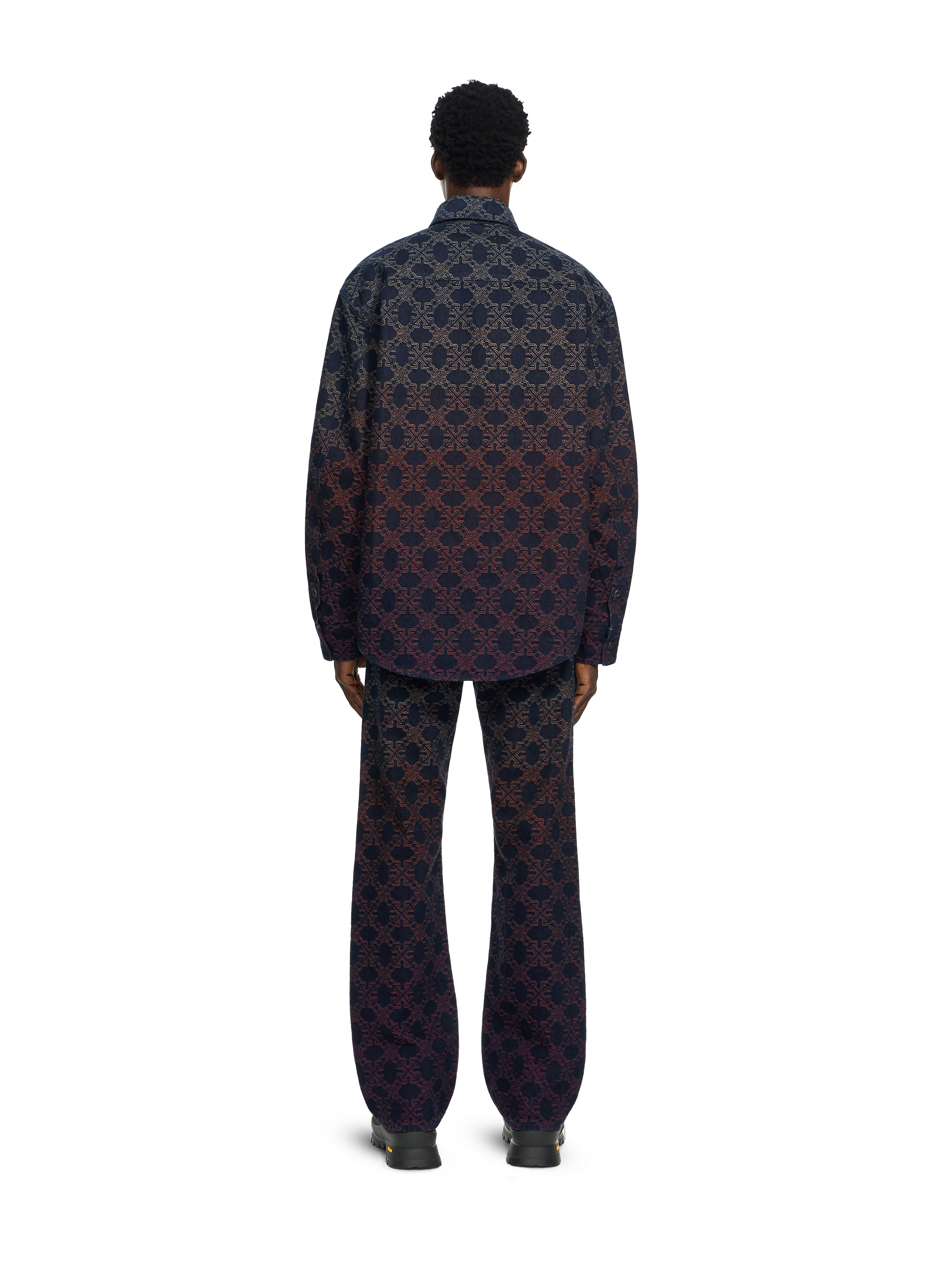 Arrow Monogram Degradé Jacquard Jeans OFF WHITE Arrow Monogram Degradé Jacquard Jeans DEGRADE 44MYA18JF26D00C