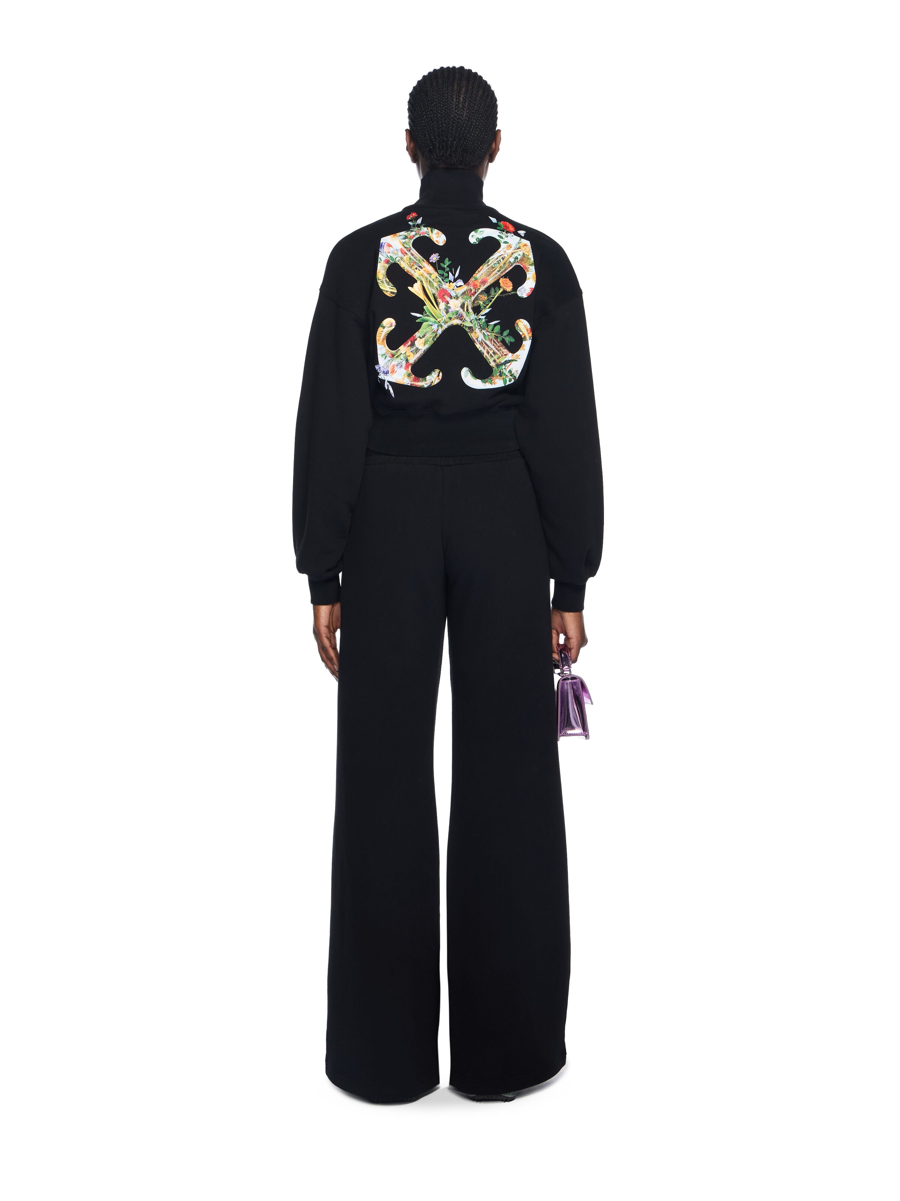 Bookish Flowers Regular Sweatpants OFF WHITE Bookish Flowers Regular Sweatpants BLACK - WHITE OWCH022F25FLE001