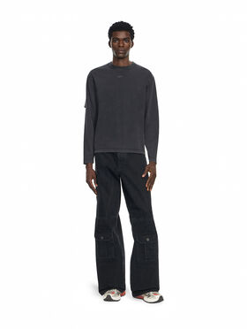 OFF WHITE Half Arrow Cargo Jeans STONE RAW BLACK 44MYA19GF26D001