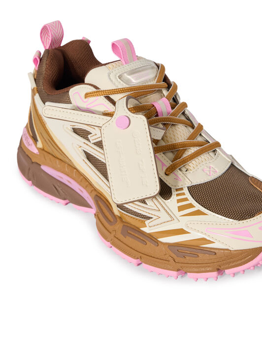 OFF WHITE Be Right Back Sneakers DARK BROWN - ROSE PINK OWIA289F25FAB002