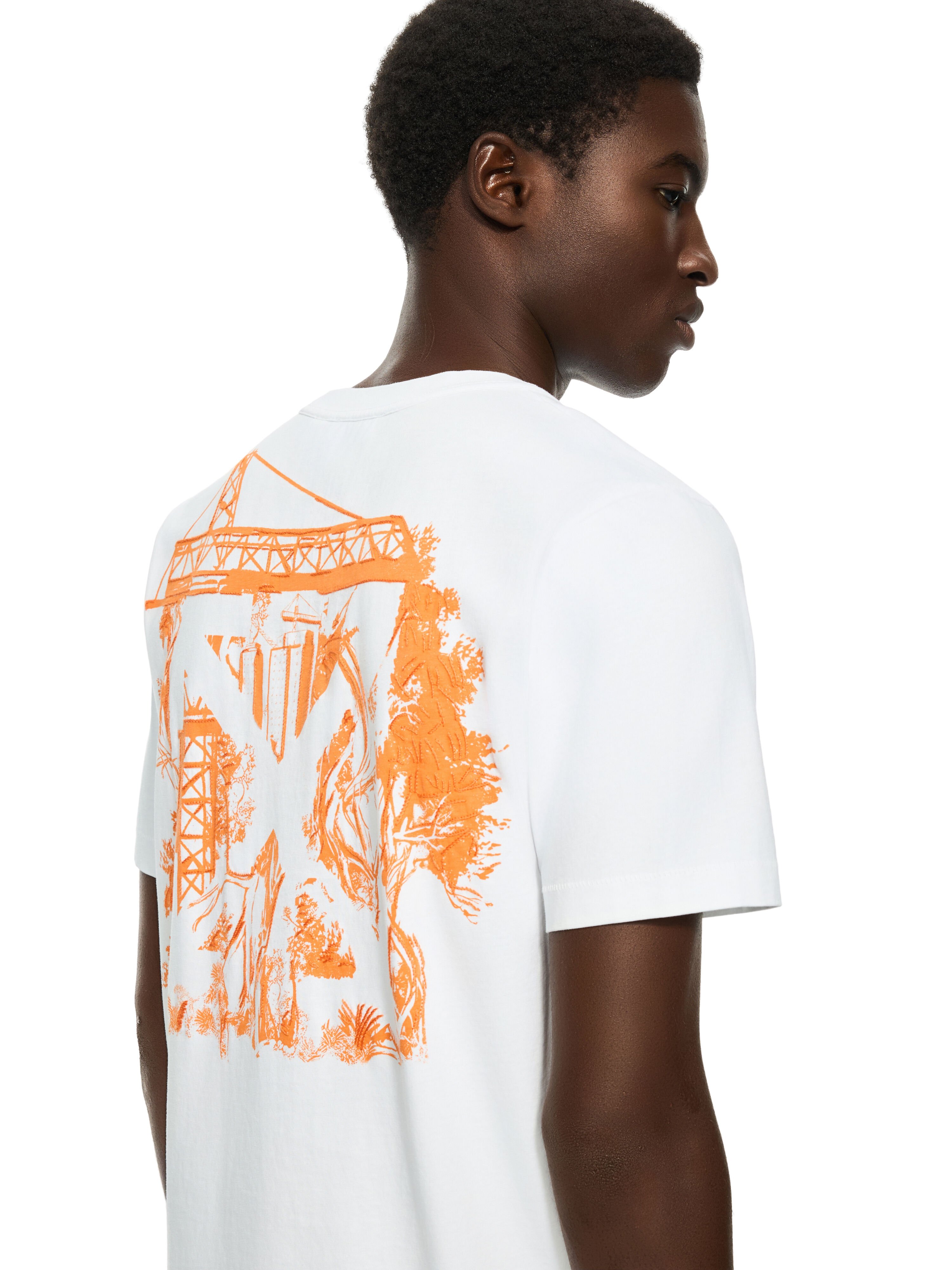 City Nature Regular T-Shirt OFF WHITE City Nature Regular T-Shirt WHITE 44MAA16MF26J00D
