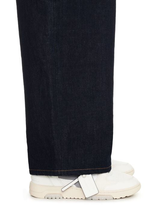 OUT OF OFFICE SCHMALE WEISS/GRAUE SNEAKER OFF WHITE OUT OF OFFICE SCHMALE WEISS/GRAUE SNEAKER WEISS OMIA243S24LEA001