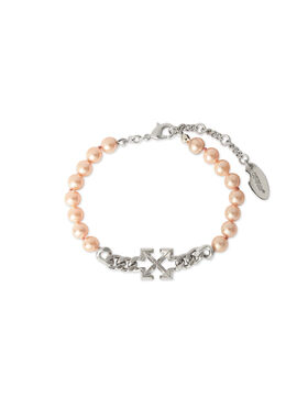 OFF WHITE Arrow Pearl Full Bracelet GOLD OWOA12WS26MET001