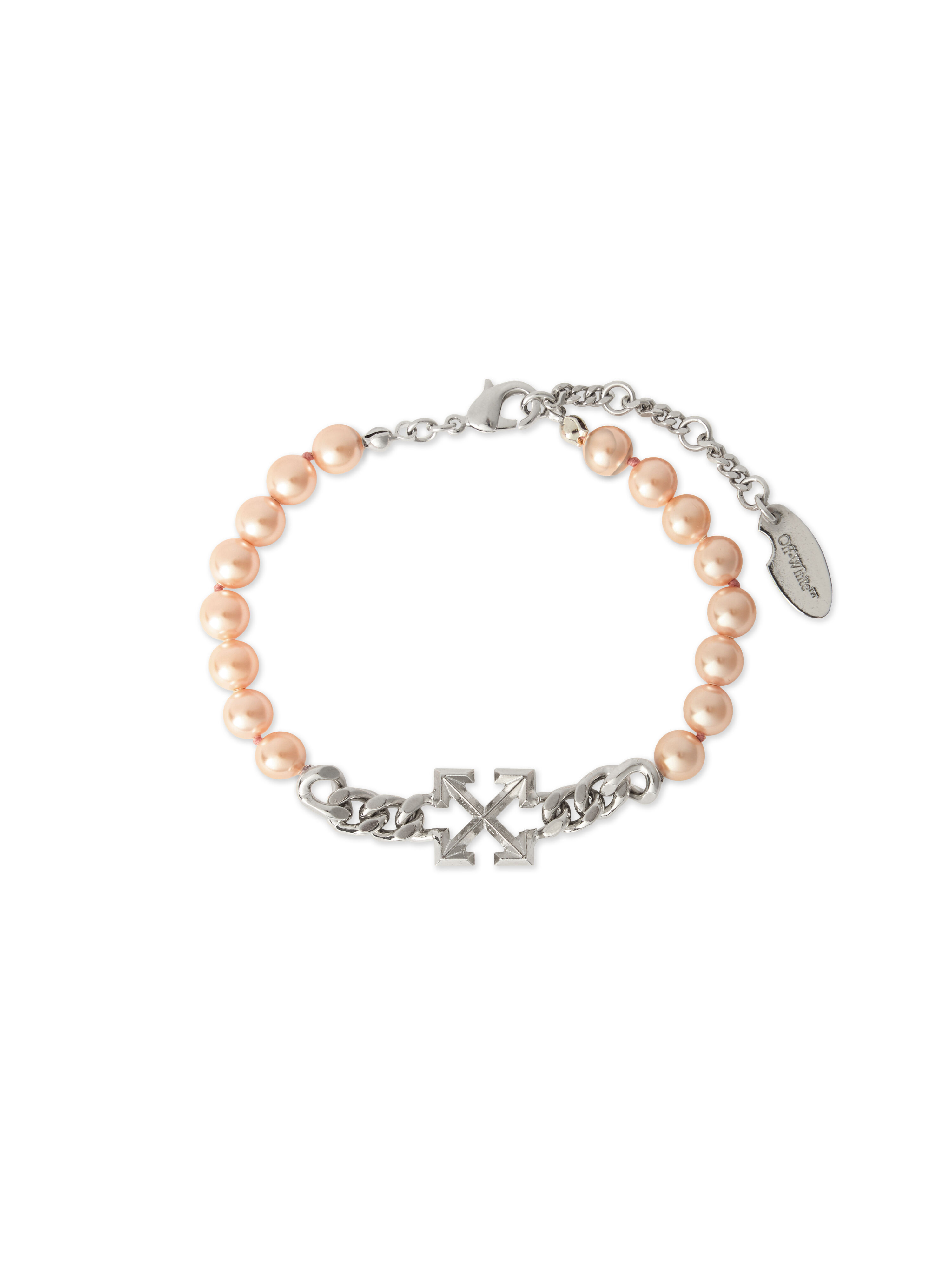 OFF WHITE Arrow Pearl Full Bracelet GOLD OWOA12WS26MET001