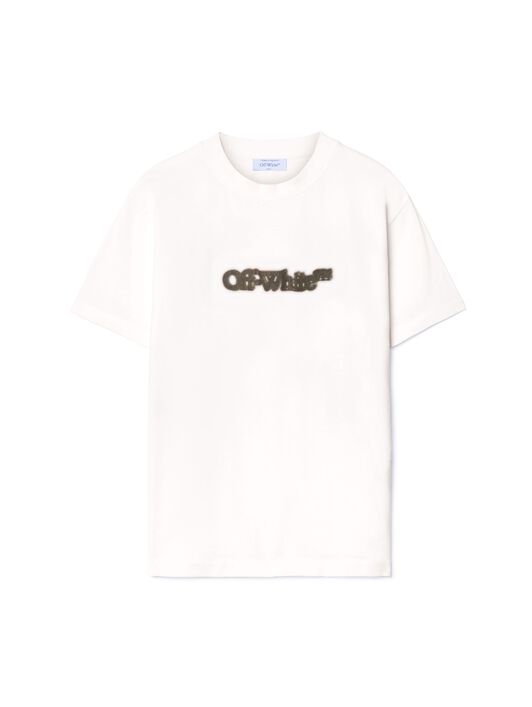 OFF WHITE Weißes T-Shirt Mit Gesprühtem Pfeil-Motiv WEISS OMAA027S25JER00B