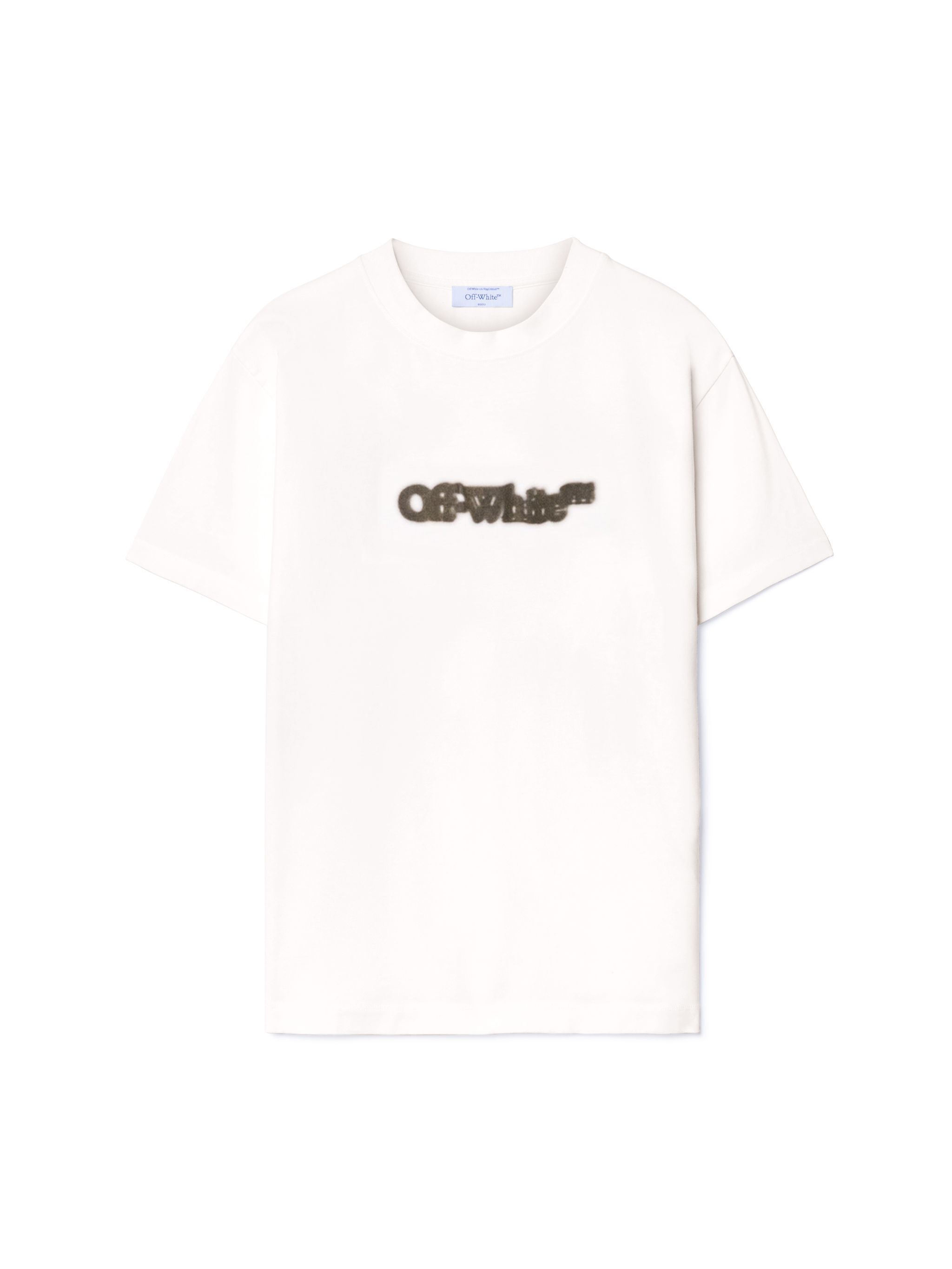 OFF WHITE Weißes T-Shirt Mit Gesprühtem Pfeil-Motiv WEISS OMAA027S25JER00B