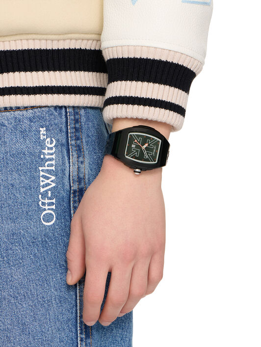 OFF WHITE "Beat" Watch Dark Green OW1G003P
