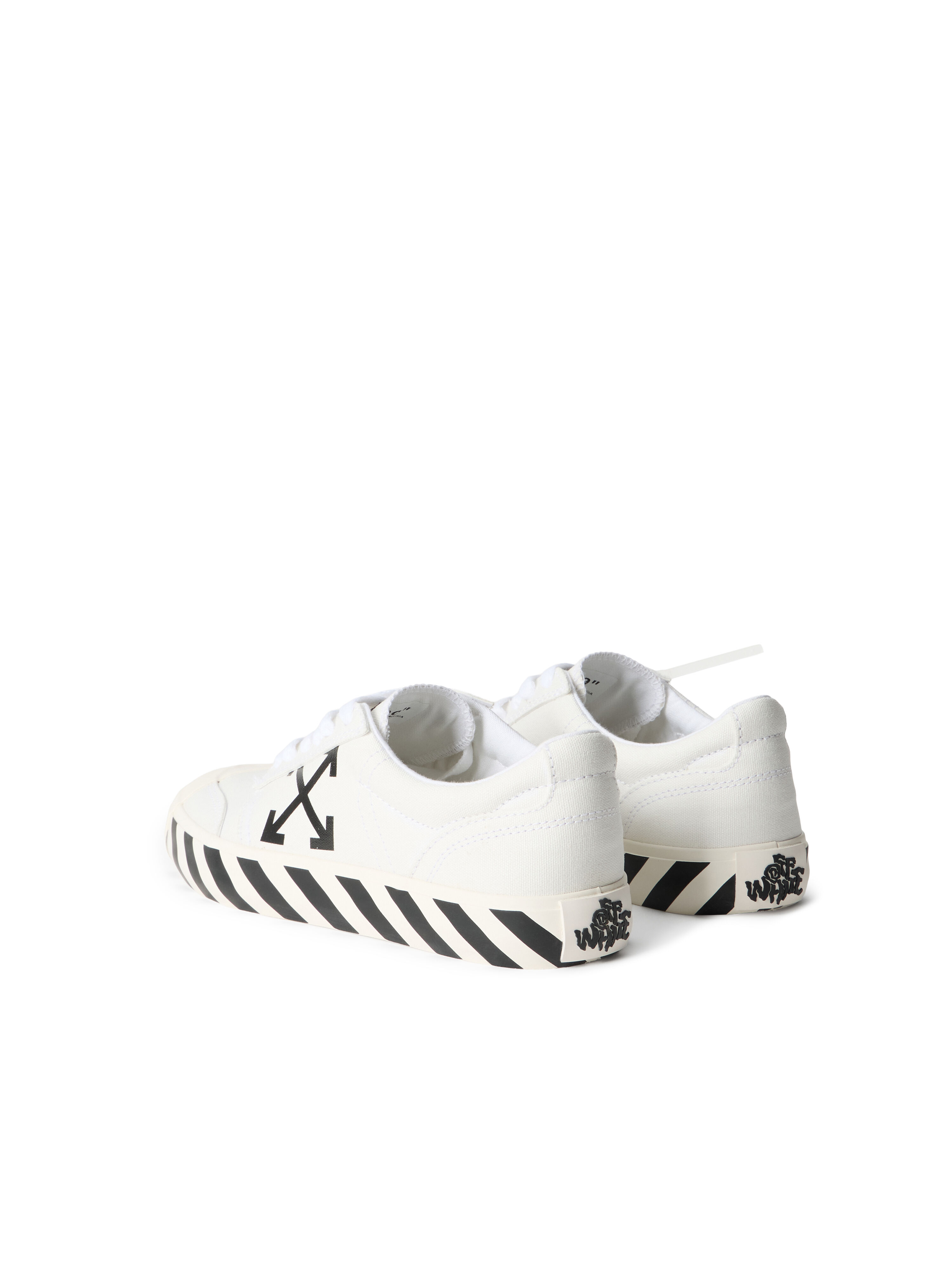 OFF WHITE Vulcanized Undercut Sneakers WHITE/BLACK OWIA28QC99FAB001