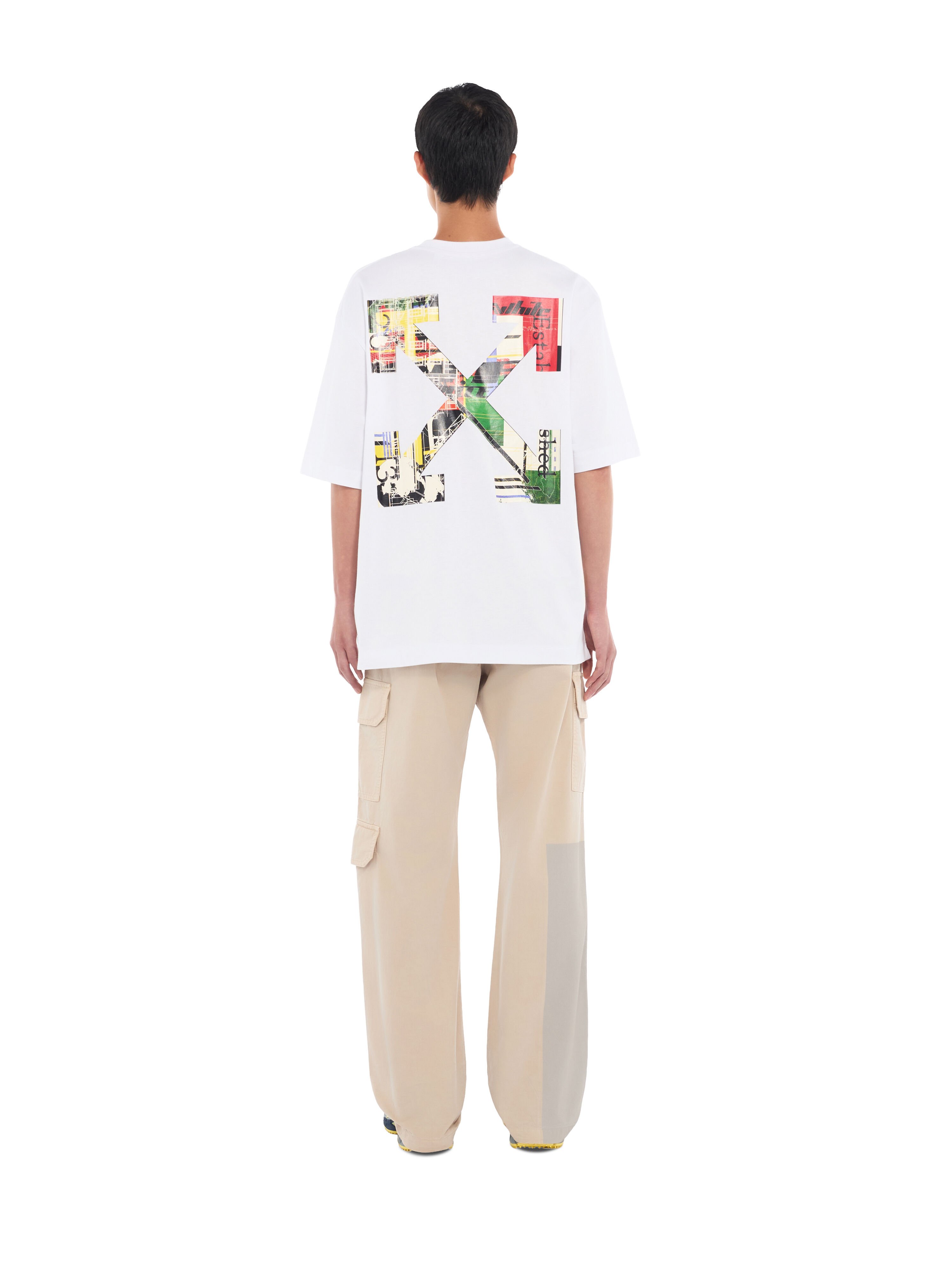 Industrial Arrow Skate T-Shirt OFF WHITE Industrial Arrow Skate T-Shirt WHITE 44MAA120F26J00Z