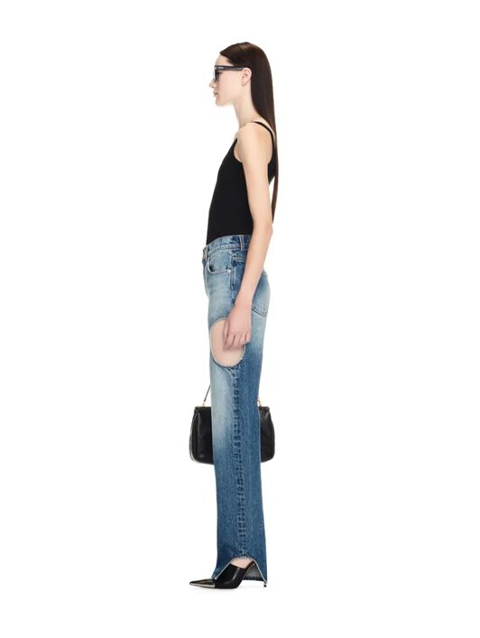 OFF WHITE Vintage Blaue Meteor Jeans BLAU OWYA06AC99DEN001