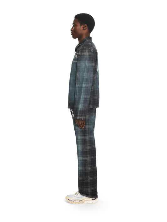 OFF WHITE Check Jacqaurd Slim Relax Jeans CHECK JAQUARD 44XYA18JS26D007