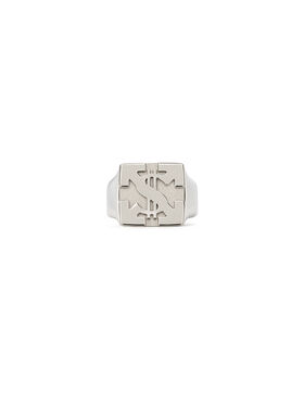 OFF WHITE Bling Dollar Ring SILVER OMOC07XS26MET001
