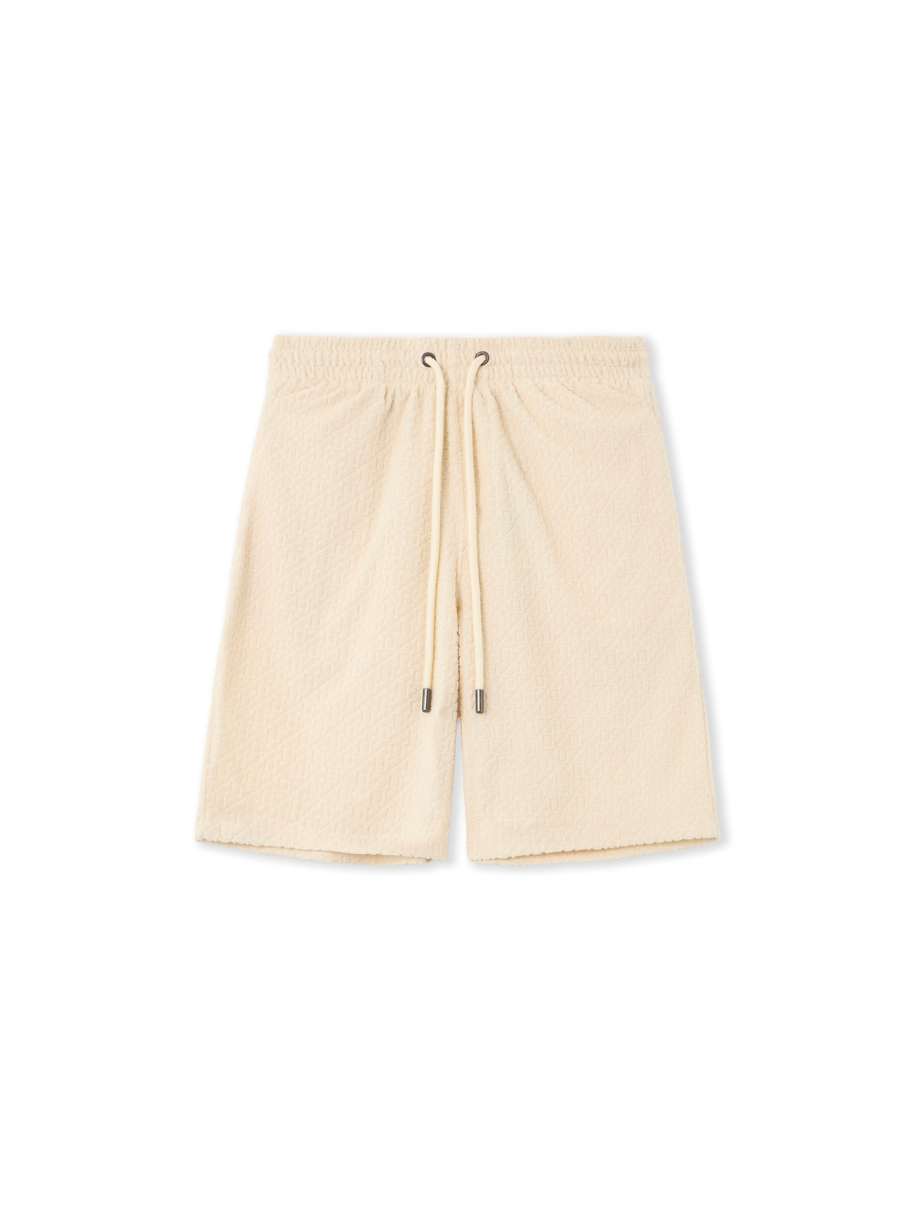 OFF WHITE Towel Terry Shorts VANILLA ICE 44MKB074F5001