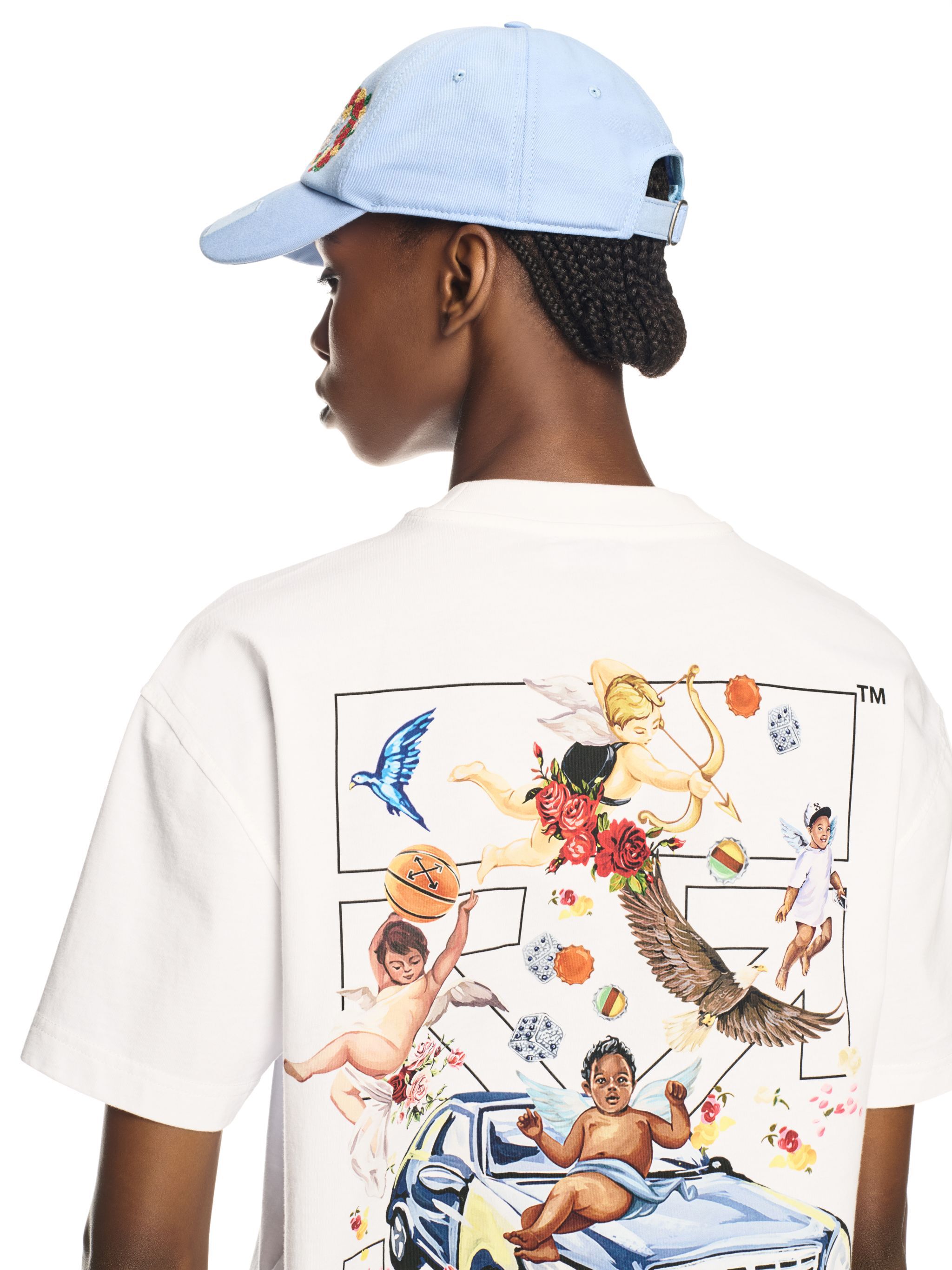 OFF WHITE White Fresco Arrow T-Shirt WHITE OWAA089S25JER004