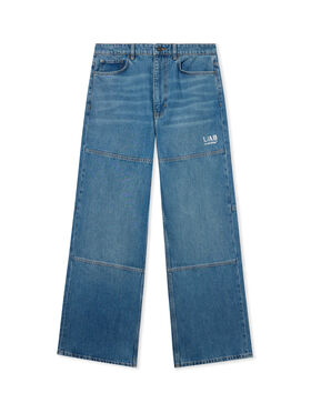 LAB L/AB Diagonal Carpenter Jeans STEEL INDIGO 44LABF26D114