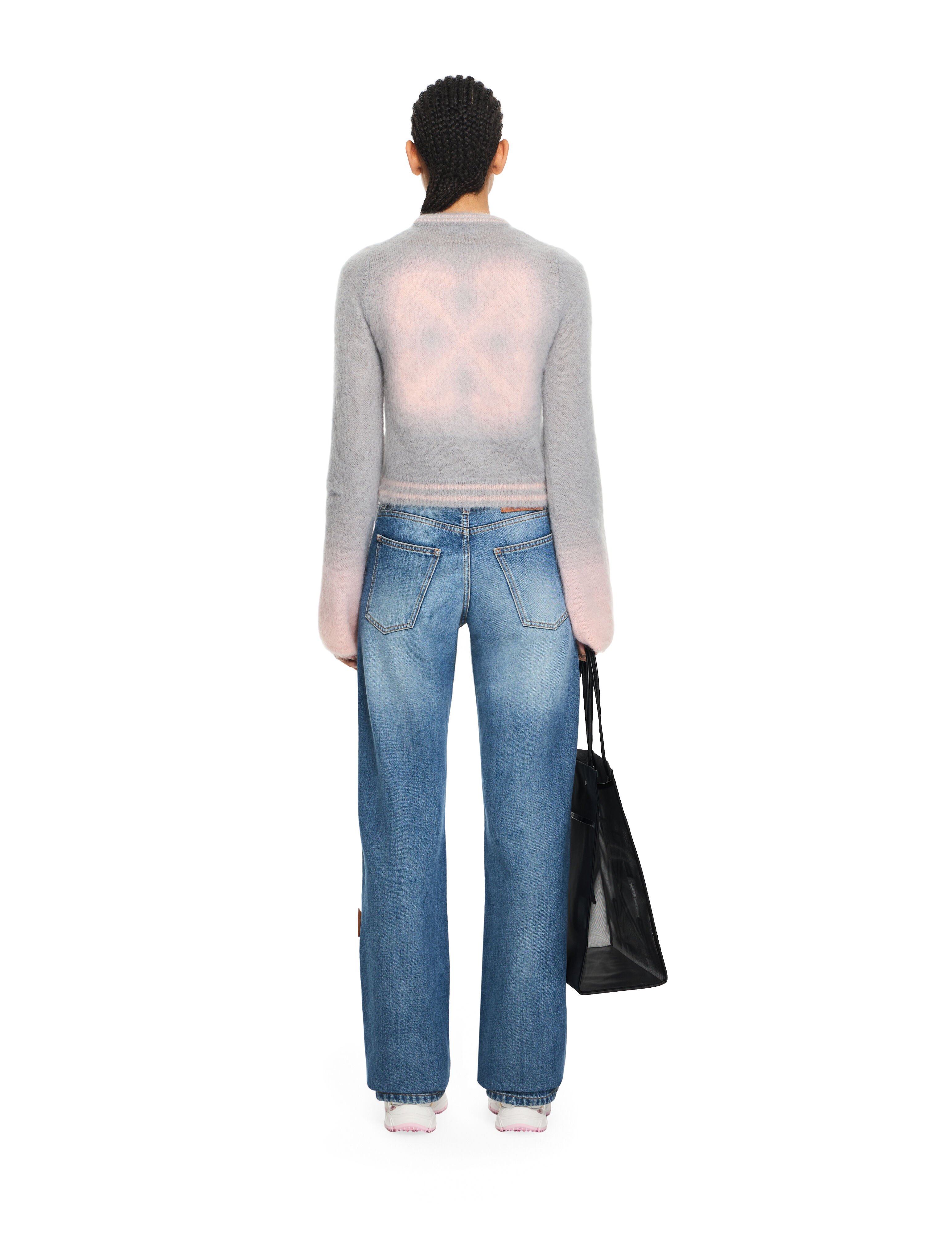 Arrow Mohair Degrade Crewneck OFF WHITE Arrow Mohair Degrade Crewneck Rodio-Soft Pink 2HE10XS26KNI001