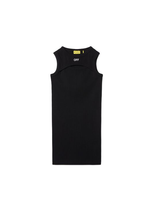 OFF WHITE Abito A Coste Con Logo Off NERO OGDB065S25JER001