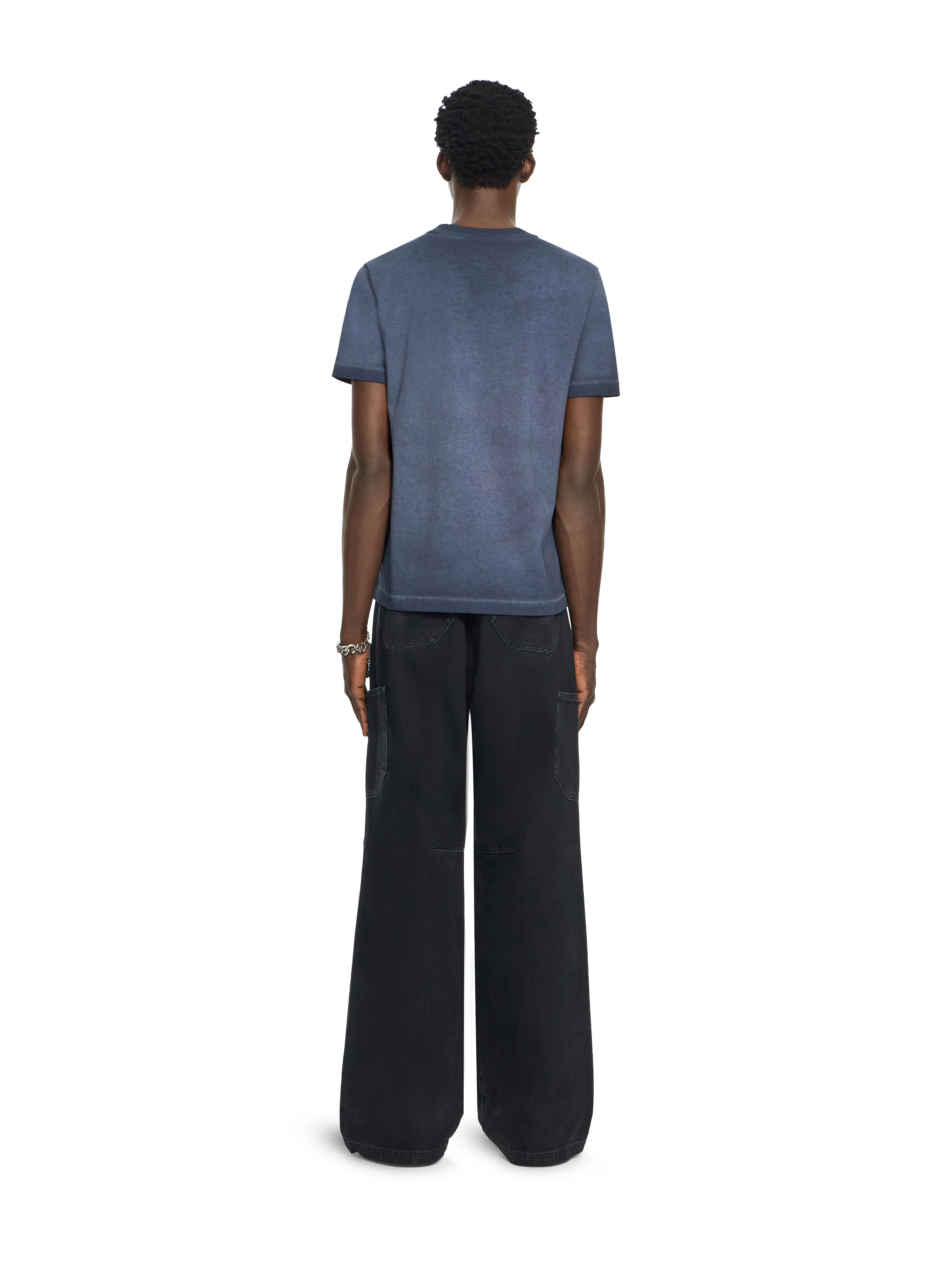 Ripped Narciso T-Shirt OFF WHITE Ripped Narciso T-Shirt CLOUD BLU GRAPHITE 44MAA16MF26J00K
